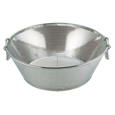 YUKIWA 揚げ物用品 UK 揚げザル・平底45cm 【2.2φ】 09907245 1点（直送品）