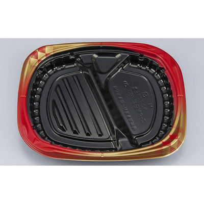 シーピー化成 弁当容器 CBFまろん8-2 ゴルトBR本体 0A0210802B095 1ケース(400個(50個×8))（直送品）