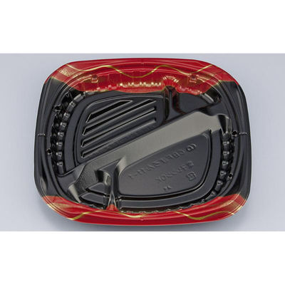 シーピー化成 弁当容器 CBFまろん11-1 光重赤本体 0A0211101B065 1ケース(400個(50個×8))（直送品）