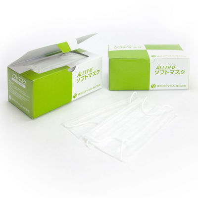 東京メディカル 使い捨てマスク ソフトマスク FG-195Ω 1510196 1ケース(3000個(50個×60))（直送品）