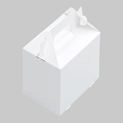 ケーキ箱 無地箱No.1 199426 1ケース(500個(100個×5))（直送品）