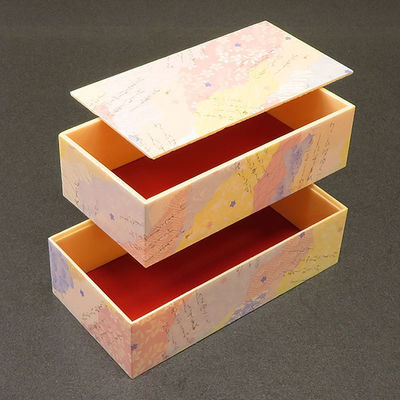 アライ 折箱 LB-N2S 長折2段重(小) 哥仙 20001056 1ケース(162個(6個×27))（直送品）