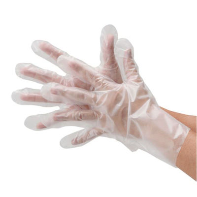 川西工業 ポリ手袋 2013 ポリエチレン手袋 内エンボス クリア M 100枚入 1ケース(4000個(100個×40))（直送品）