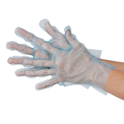 川西工業 ポリ手袋 2014 ポリエチレン手袋 フィットタイプ外エンボスブルー S 100枚入 1ケース(60個)（直送品）