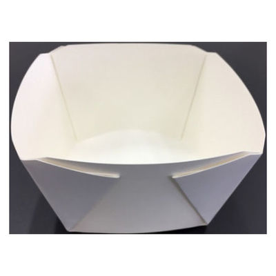 東罐興業 弁当容器 K-L 正方形紙 ホワイト トレー 210701 1ケース(600個(50個×12))（直送品）