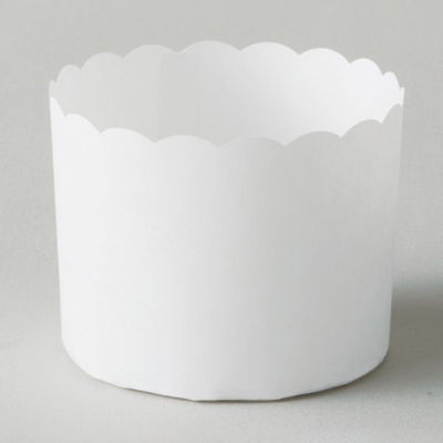 天満紙器 ケーキトレー M401 マフィンカップ(白無地) 2640004 1ケース(2000個(100個×20))（直送品）