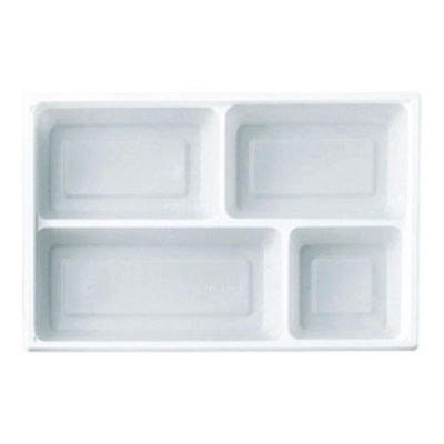 アヅミ産業 270-180-2 (白) 4ツ仕切 270-180-2WH 1ケース(600個(50個×12))（直送品）