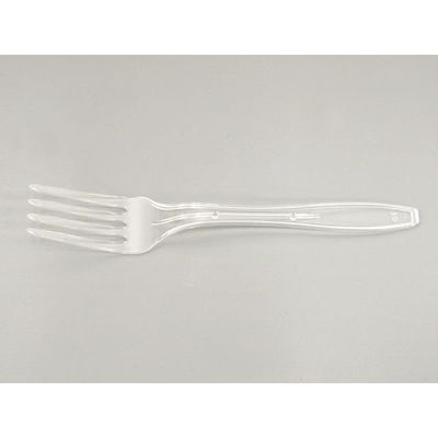 ホウケン産業 使い捨てフォーク カラーフォーク160mm 透明 バラ 311559 1ケース(3000個(100個×30))（直送品）