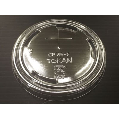 東罐興業 79-F 蓋 PET X穴 (100*20) M 32-503-100 1ケース(2000個(100個×20))（直送品）