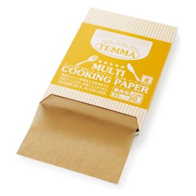 天満紙器 クッキングシート FTN2040-K クッキングペーパー(シート) 茶無地 350×495 3853008 1袋(500個)（直送品）