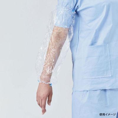 メディテックジャパン アームカバー ネオPE腕カバー 透明 フリー 4443900000 1ケース(2000個(100個×20))（直送品）