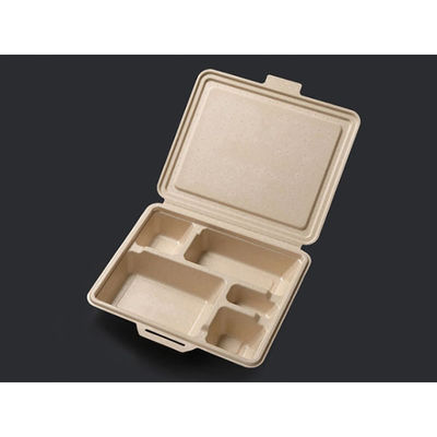 ケーピープラテック 弁当容器 ランチボックス KM-56 ナチュラル 54876 1袋(25個)（直送品）