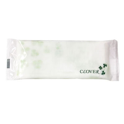 角田紙業 紙おしぼりクローバーL 平 643576 1ケース(800個(100個×8))（直送品）