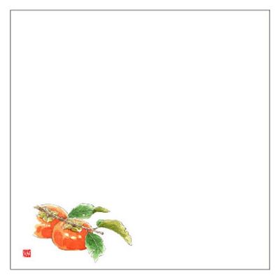 カミイソ産商 敷紙 耐油天紙 5寸 No.0069 柿 70000069 1袋(100個)（直送品）
