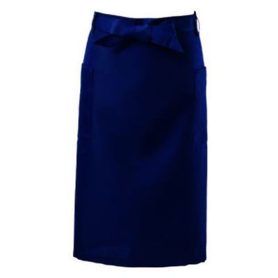 サンユニフォーム ミドルエプロン ミドルエプロン(ネイビー)F 701-S712-3 1点（直送品）