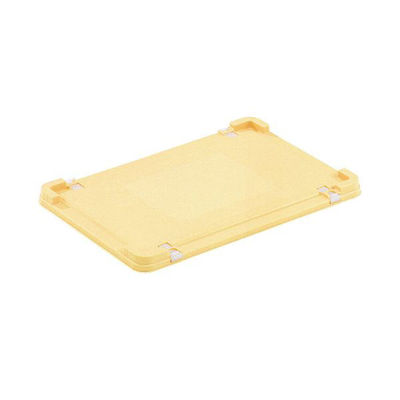 三甲 ばんじゅうフタ2型(シボ・ロック付) クリーム 702315-01 1ケース(10個)（直送品）