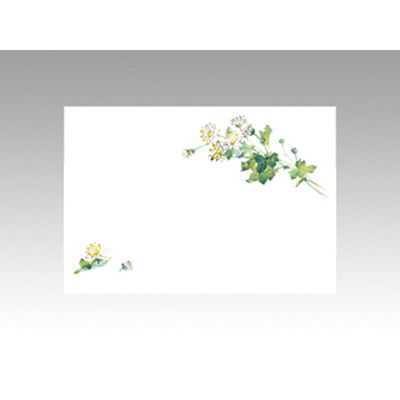 カミイソ産商 テーブルマット 尺3寸 No.254 小菊 72000254 1袋(100個)（直送品）