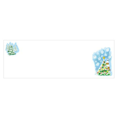 カミイソ産商 テーブルマット おてもとマット No.3470 スノークリスマス 77003470 1袋(100個)（直送品）