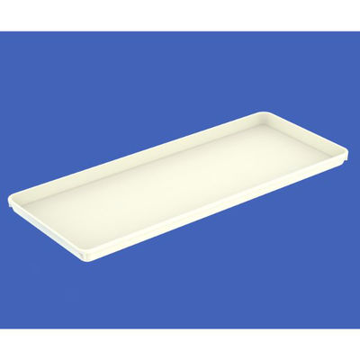 三甲 コンテナ ばんじゅうM中トレー1/4 ホワイト 860132 1ケース(100個)（直送品）