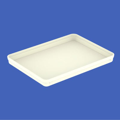 三甲 コンテナ ばんじゅうM中トレー1/8 ホワイト 860133 1ケース(200個)（直送品）