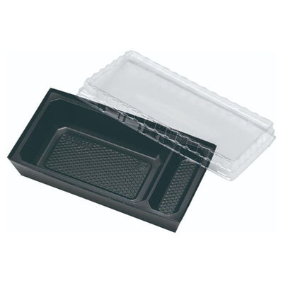 アヅミ産業 弁当容器 NON折 本体205-105 黒木目 8HO11-A01 1ケース(400個(50個×8))（直送品）