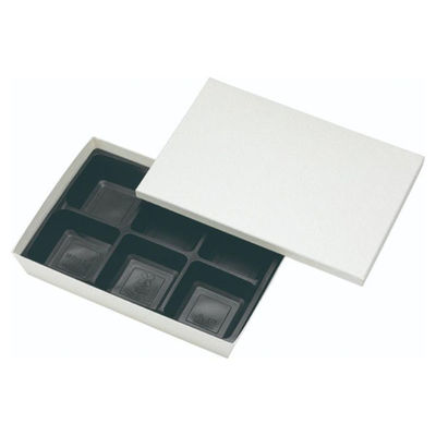 アヅミ産業 弁当容器 HSH-80-55 テーパー型貼箱 (乳白) 8HO11-B05 1ケース(100個(25個×4))（直送品）