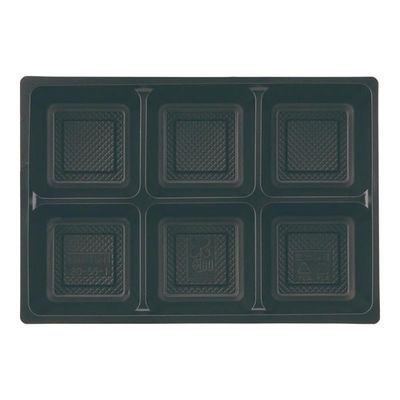 PLA80551B 植物性プラスチックトレー 80-55-1 PLA-HG 黒(本州/四国) 8HO11-B18（直送品）