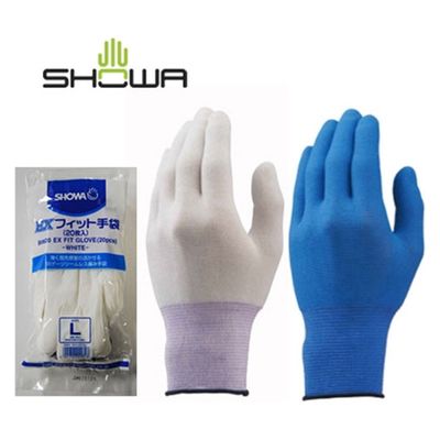 ショーワグローブ インナー手袋 B0620 EXフィット手袋 20枚入 S・ブルー 1ケース(24個)（直送品）