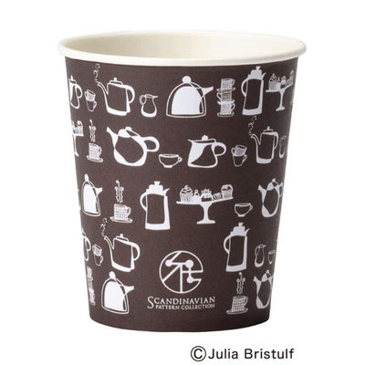 サンナップ 紙コップ SPCカップ ティータイム 205ML 100個 C20100TEA 1ケース(25個)（直送品）