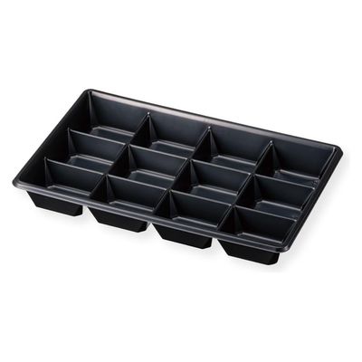 北原産業 中仕切 90-60C-12 黒 CB-9104 1ケース(300個(50個×6))（直送品）