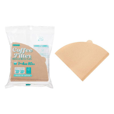 サンナップ コーヒー用品 FMX コレッショ円錐コーヒーフィルター 80枚 CO-HDCF02M 1ケース(80個)（直送品）