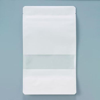 ベリーパック チャック付き袋 CWT-3 クラフト袋窓抜チャック付 白 1ケース(1000個(50個×20))（直送品）