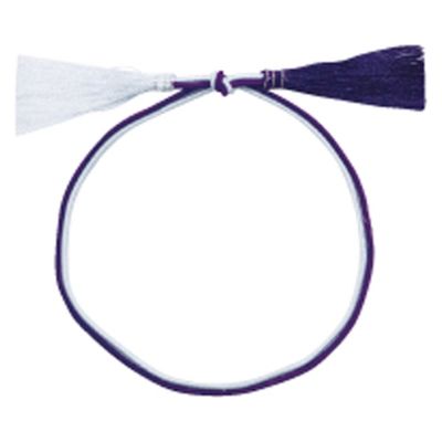 ラッピング用品 No.5 2重ゴム房 Aタイプ(二重) 特中40cm 紫白金糸入 G1240PWR 1ケース(1000個(50個×20))（直送品）