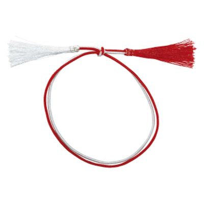 ラッピング用品 No.5 2重ゴム房 Aタイプ(二重) 中36cm 赤白金糸入 G1236RWR 1ケース(1000個(50個×20))（直送品）