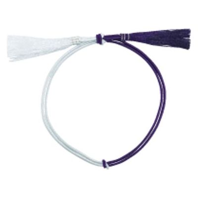 ラッピング用品 No.5 振分ゴム房 Bタイプ(振分) 特小26cm 紫白金糸入 G1326PWR 1ケース(1000個(50個×20))（直送品）