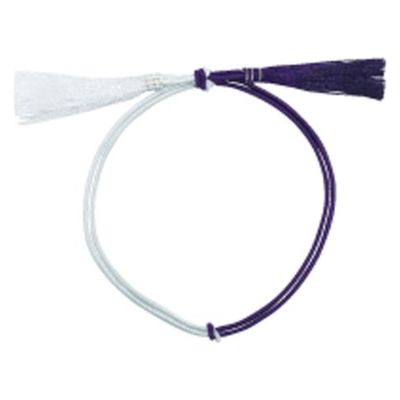 ラッピング用品 No.5 振分ゴム房 Bタイプ(振分) 特中40cm 紫白金糸入 G1340PWR 1ケース(1000個(50個×20))（直送品）