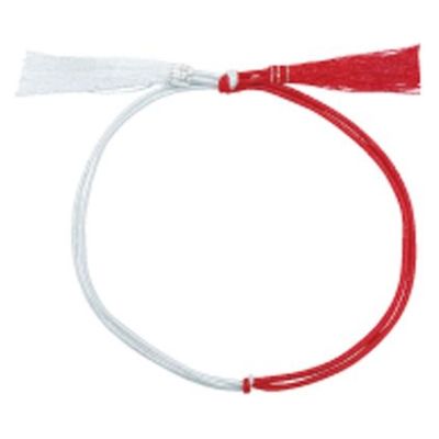 ラッピング用品 No.5 振分ゴム房 Bタイプ(振分) 特中40cm 赤白金糸入 G1340RWR 1ケース(1000個(50個×20))（直送品）