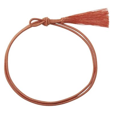 イグチ ラッピング用品 彩ゴム房 二重片花結び 小58cm ブラウンIBR GS2258IBR 1ケース(1000個(50個×20))（直送品）