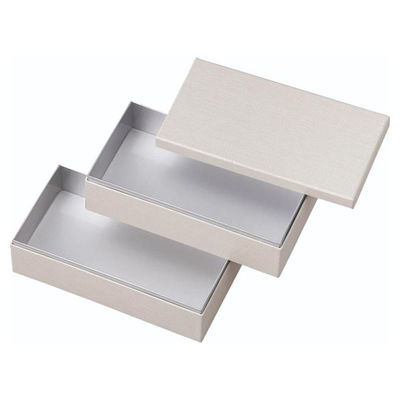 弁当容器 HSH-W200-105 2段貼箱 (白木目エンボス 内銀)セット HSHW200105WHMES（直送品）