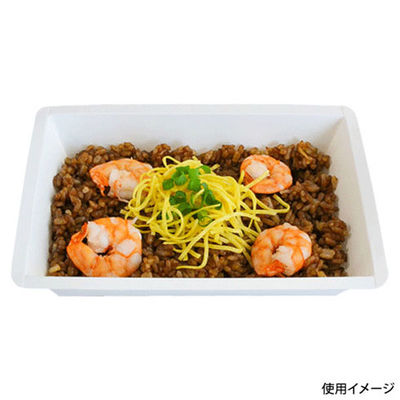 東洋アルミエコープロダクツ 弁当容器 FDPC 18-13 白 K7180A 1ケース(900個(100個×9))（直送品）