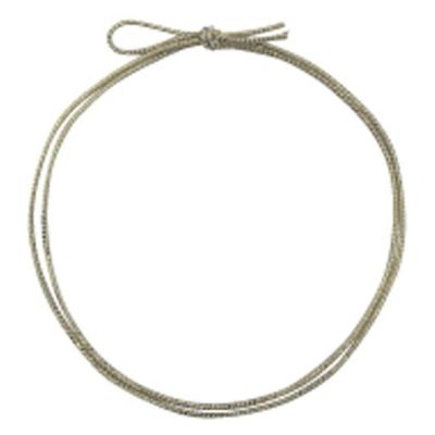 イグチ ラッピング用品 4ッ打ラメ入りゴム 2重片花結び 62cm 白×金 KH04262WG 1ケース(1000個(100個×10))（直送品）