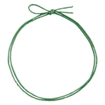 イグチ ラッピング用品 4ッ打ラメ入りゴム 2重片花結び 62cm 黄緑×銀 KH04262YGS 1ケース(1000個(100個×10))（直送品）
