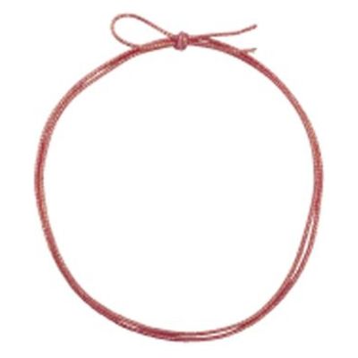 ラッピング用品 4ッ打ラメ入りゴム 2重片花結び 74cm ピンク×金 KH04274PKG 1ケース(1000個(100個×10))（直送品）