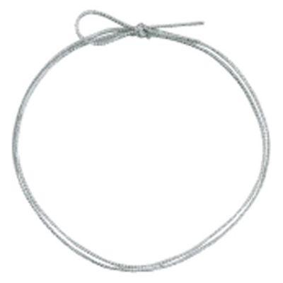 イグチ ラッピング用品 4ッ打ラメ入りゴム 2重片花結び 74cm 白×銀 KH04274WS 1ケース(1000個(100個×10))（直送品）