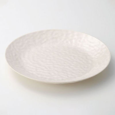 マイン メラミン食器 M11-370 大皿 φ36 白 1袋（直送品）