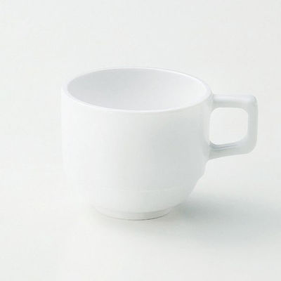 マイン メラミン食器 M11-486 ココプレート カップ 白 1ケース(120個)（直送品）