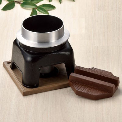 マイン 和食用品 M11-612 お釜かまどセット(大)黒 樹脂(蓋・敷板) 1点（直送品）