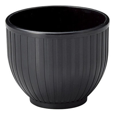 マイン M11-631 耐熱蒸し椀(大)身 黒 1ケース(120個(5個×24))（直送品）