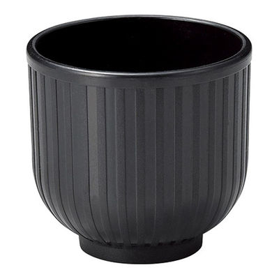 マイン M11-634 耐熱蒸し椀(小)身 黒 1ケース(240個(5個×48))（直送品）