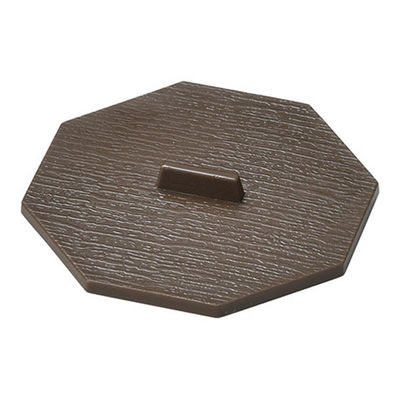 マイン M11-638 耐熱むし椀(大)用 蓋 茶 1ケース(380個(5個×76))（直送品）